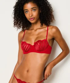 Etam Bra No. 9 - The Balconette Bra ROUGE New