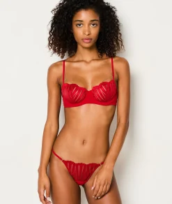 Etam Bra No. 9 - The Balconette Bra ROUGE New