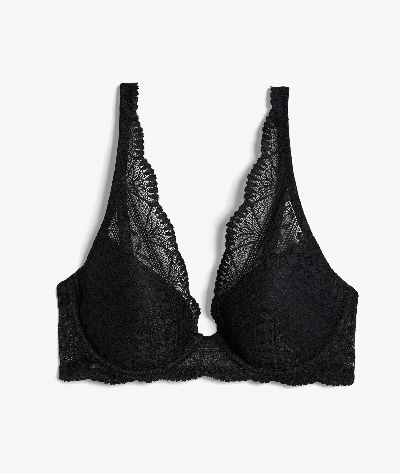 Etam Bra No. 6 - The Lightly Lined Wrap Bra NOIR Hot