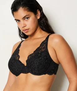 Etam Bra No. 6 - The Lightly Lined Wrap Bra IMPFDBLACK Online