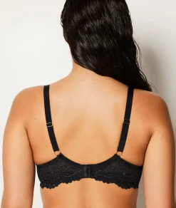 Etam Bra No. 6 - The Lightly Lined Wrap Bra IMPFDBLACK Online