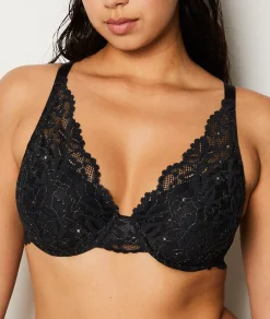 Etam Bra No. 6 - The Lightly Lined Wrap Bra IMPFDBLACK Online