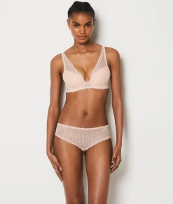 Etam Bra No. 6 - The Lightly Lined Wrap Bra BLUSH Flash Sale