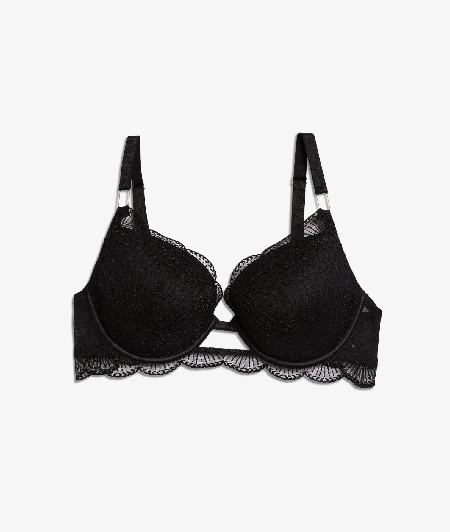 Etam Bra No. 5 - The Lightly Lined Plunge Bra BLACK Store