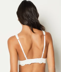 Etam Bra No. 8 - The Wireless Triangle Bra ECRU Clearance
