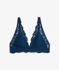 Etam Bra No. 8 - The Wireless Triangle Bra MARINE Discount
