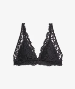 Etam Bra No. 8 - The Wireless Triangle Bra BLACK Store