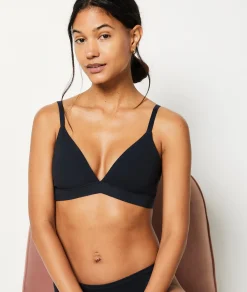 Etam Bra No. 8 - The Wireless Triangle Bra NOIR Cheap