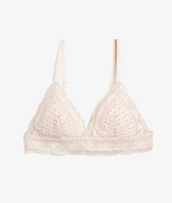Etam Bra No. 8 - The Wireless Triangle Bra ROSEPOUDRE Flash Sale