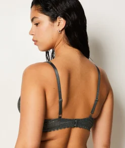 Etam Bra No. 7 - The Wrap Balconette Bra GREEN Outlet
