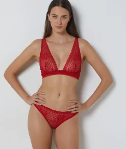 Etam Bra No. 7 - The Wrap Balconette Bra RED Discount