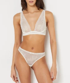 Etam Bra No. 7 - The Wrap Balconette Bra ECRU Clearance