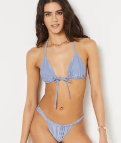 Etam Brazilian Bikini Bottom with Sequins GREY Fashion