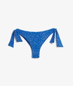 Etam Brazilian tie-side bikini bottom blue Outlet