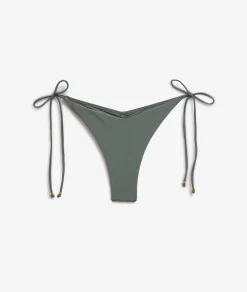 Etam Brazilian tie-side bikini bottom CELADON Discount