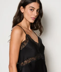 Etam Caraco satiné en dentelle NOIR Best Sale