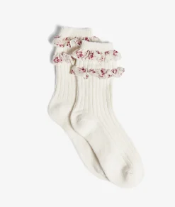 Etam Chaussettes à volants ECRU New