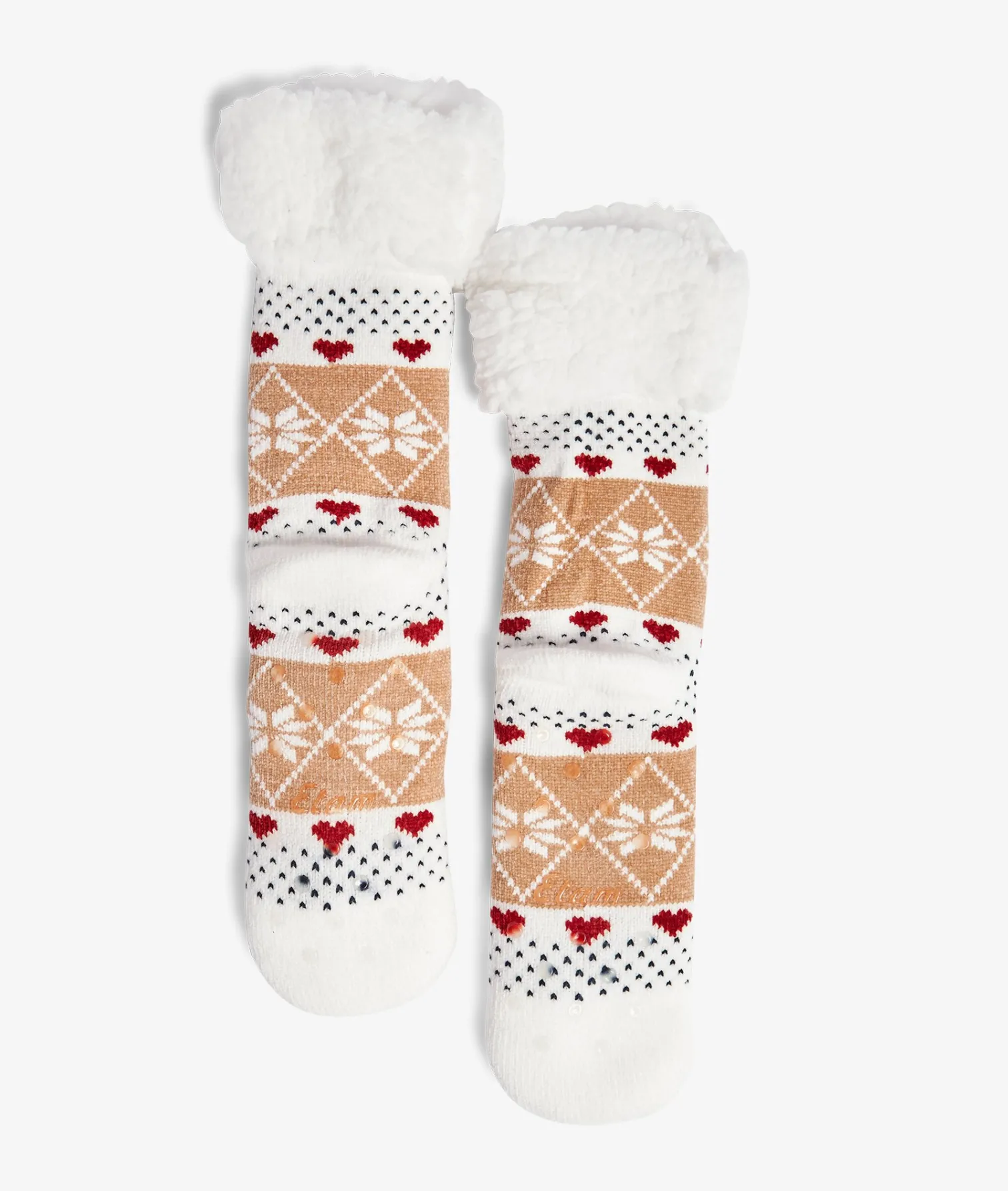 Etam Chaussettes antidéranpentes ECRU Outlet