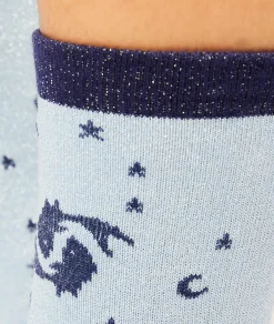 Etam Chaussettes astrologie "Poisson" MARINE Fashion