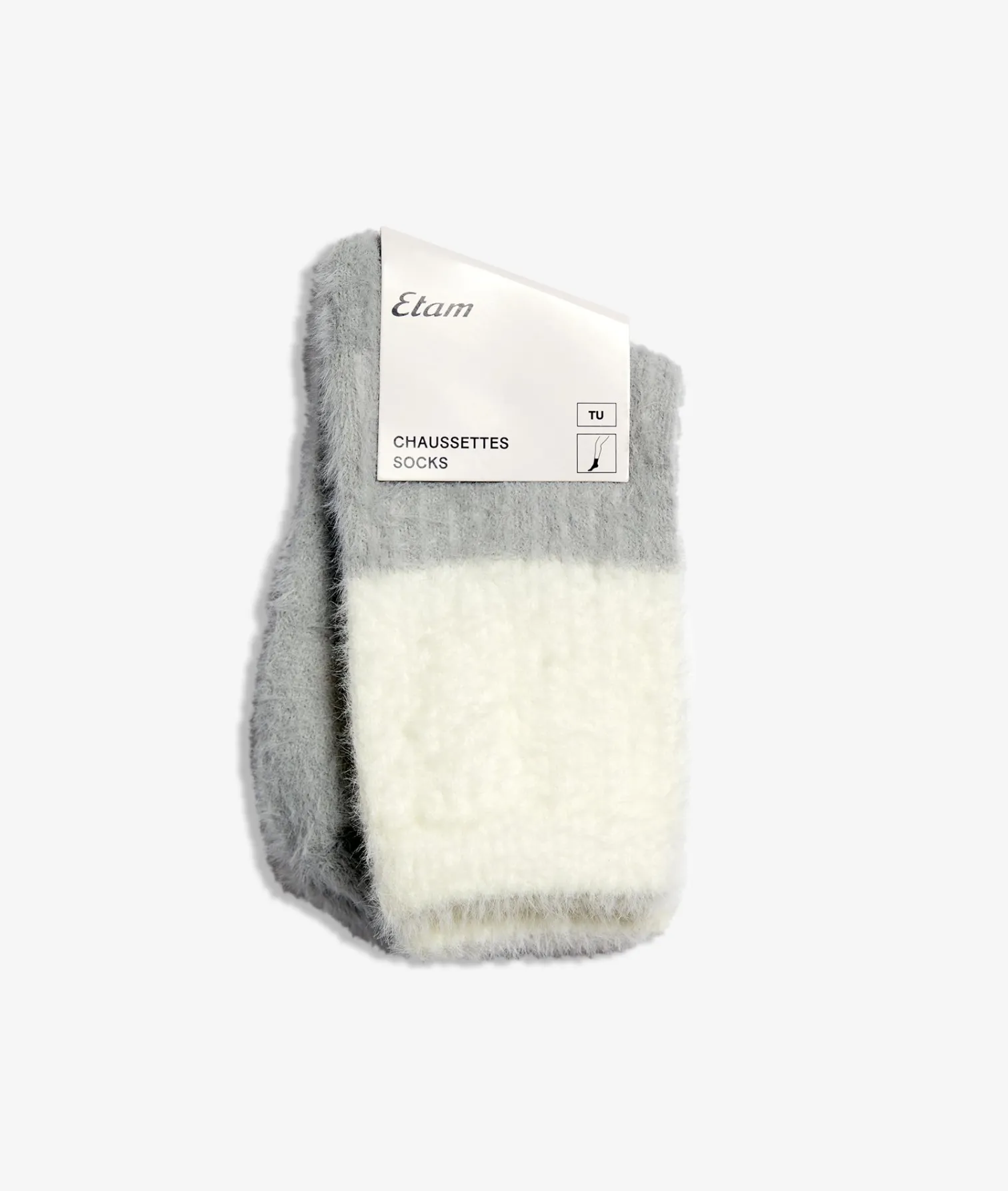 Etam Chaussettes bicolore GRIS New