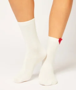 Etam Chaussettes coeurs ECRU Cheap