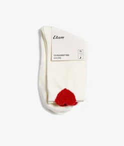 Etam Chaussettes coeurs ECRU Cheap