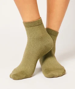 Etam Chaussettes irisées KAKI Online