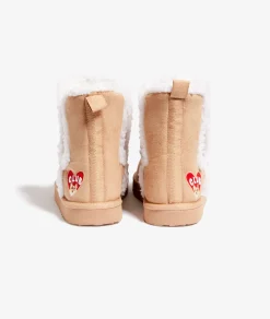 Etam Chaussons bottines corgi intérieur effet bouclette DUNE Outlet