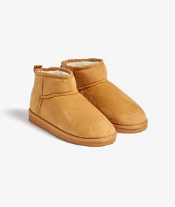 Etam Chaussons bottines fourrés MARRON Store