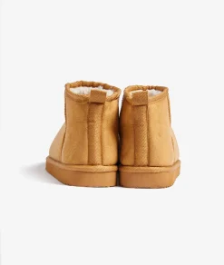 Etam Chaussons bottines fourrés MARRON Store