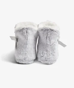 Etam Chaussons bottines fourrés détails noeuds GRISCLAIR Best