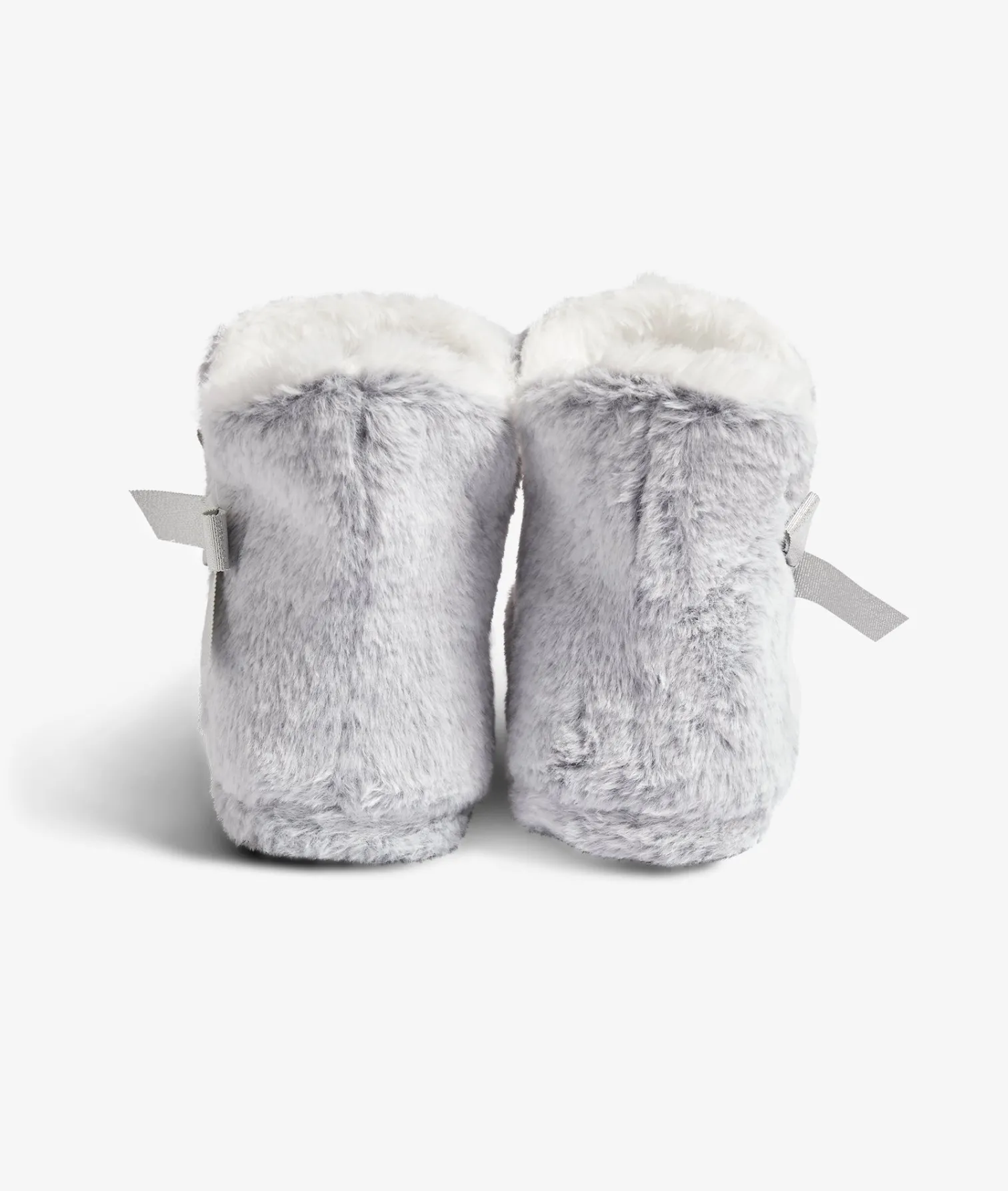 Etam Chaussons bottines fourrés détails noeuds GRISCLAIR Best