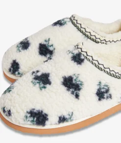 Etam Chaussons mules fourrés à fleurs MULTICOLORE Fashion