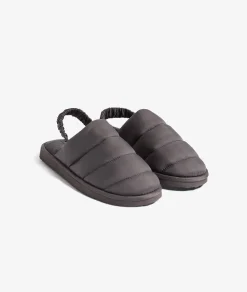 Etam Chaussons mules matelassés ANTHRACITE Flash Sale