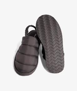 Etam Chaussons mules matelassés ANTHRACITE Flash Sale