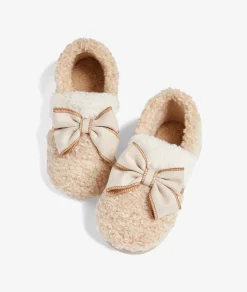 Etam Chaussons mules noeuds ECRU Cheap