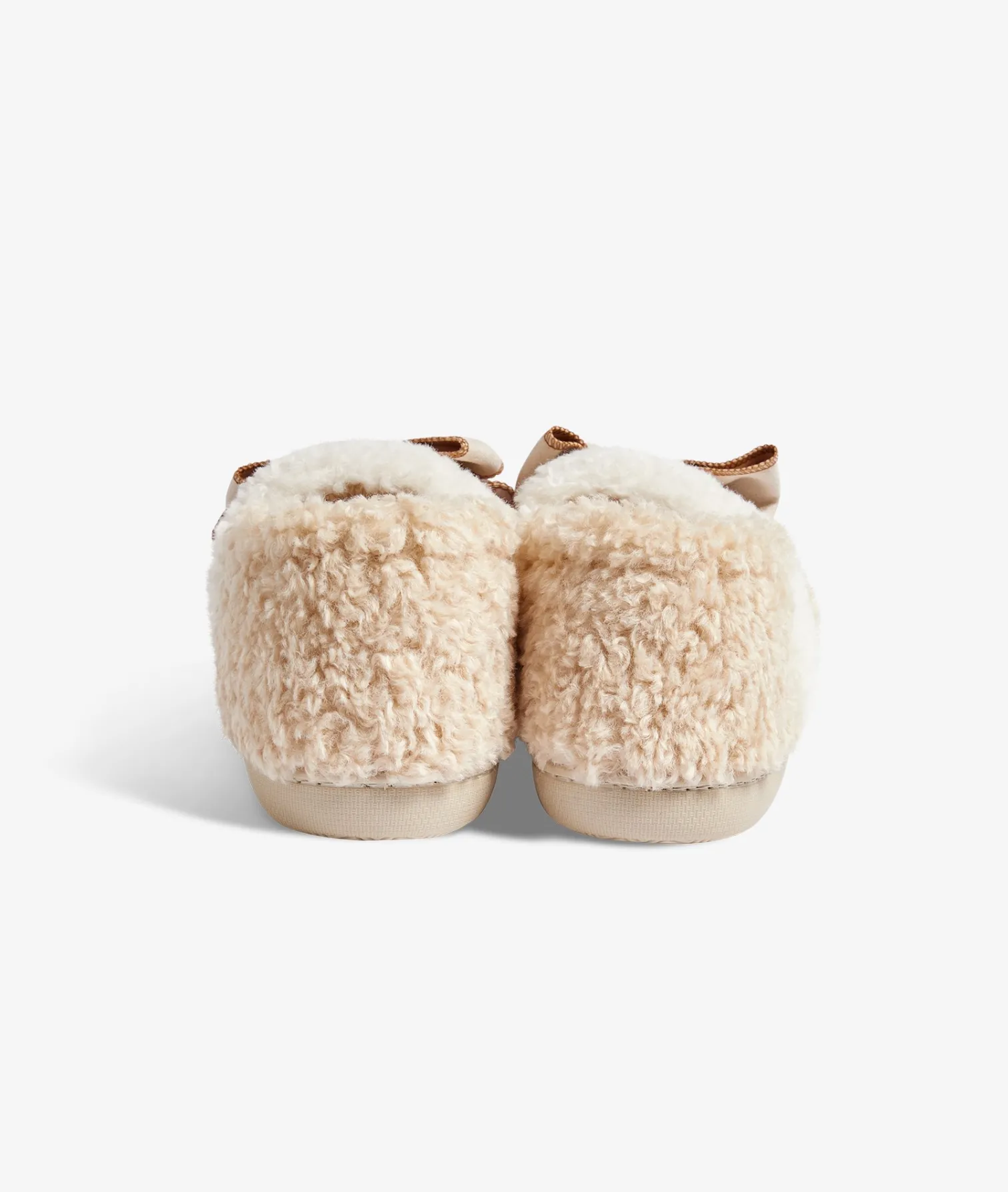 Etam Chaussons mules noeuds ECRU Cheap