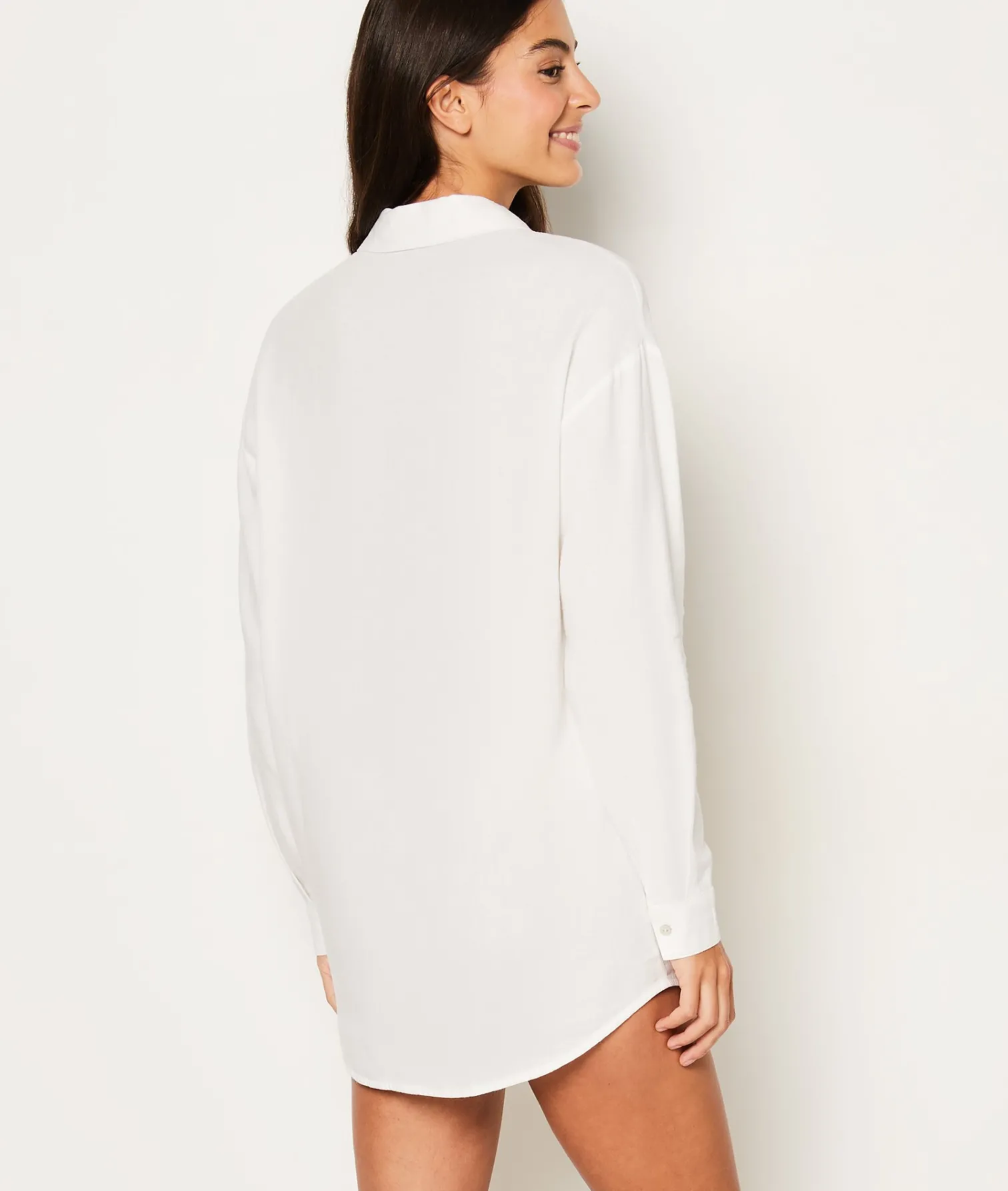 Etam Chemise de nuit en lin ECRU Discount