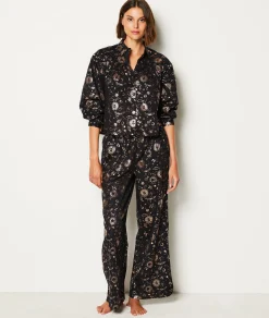 Etam Chemise de pyjama en coton imprimée constellation NOIR Online