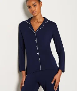 Etam Chemise de pyjama manches longues MARINE Store