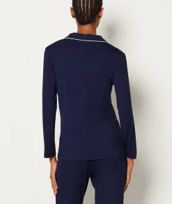 Etam Chemise de pyjama manches longues MARINE Store