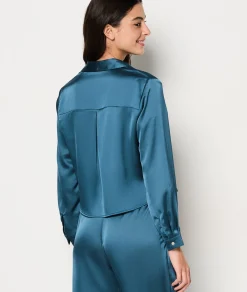Etam Chemise de pyjama satinée VERTCANARD Cheap