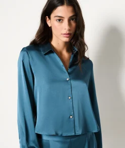 Etam Chemise de pyjama satinée VERTCANARD Cheap
