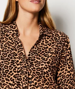 Etam Chemise imprimée léopard IMPFDTAUPE Fashion