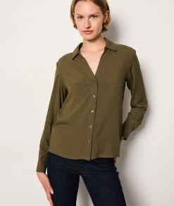Etam Chemise manches longues ARGILE Sale