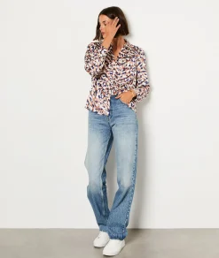 Etam Chemise manches longues imprimé IMPFDBLANC Discount