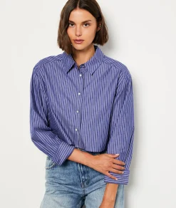 Etam Chemise rayée MARINE New
