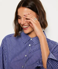 Etam Chemise rayée MARINE New