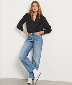 Etam Chemise satinée NOIR Store