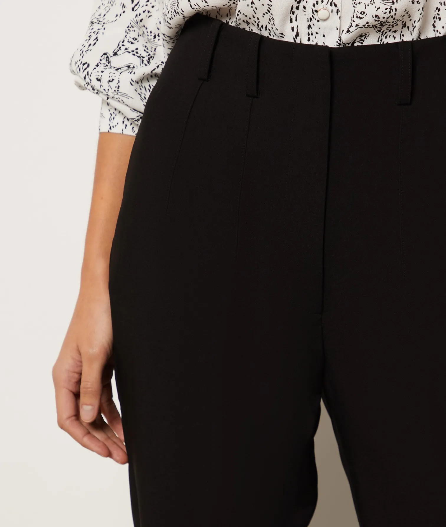 Etam Cigarette Cut Pants NOIR Discount